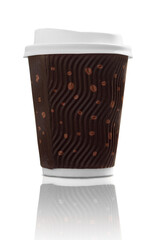disposable coffee cup with lid