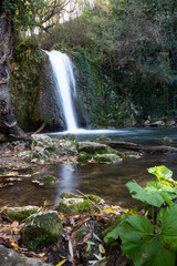 carpinone waterfall in molise italy with schioppo and carpino