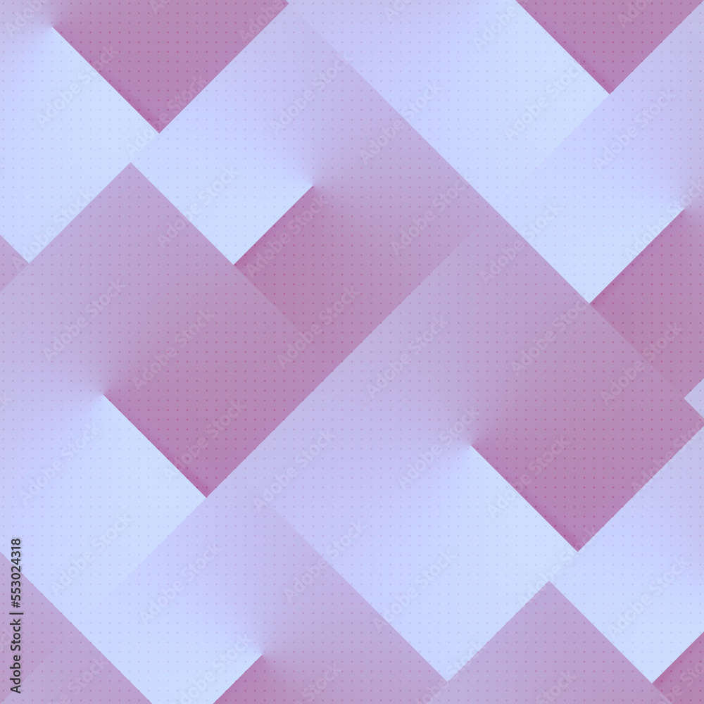 Poster Geometric background with trendy neon color gradient. Abstract creative concept. 3d rendering digital illustration
