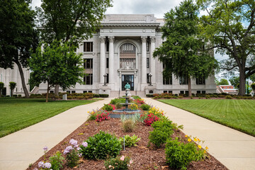 Hamilton County Courthouse Building located in the downtown district on Georgia Avenue in Chattanooga, Tennessee