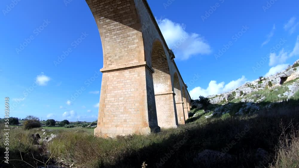 Wall mural paesaggio con ponte