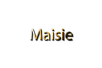 MAISIE NAME 3D