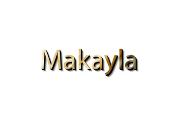 MAKAYLA NAME 3D