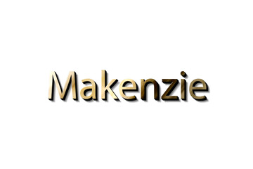 MAKENZIE NAME 3D