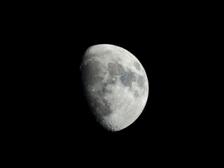 Naklejka premium Waxing Gibbous Moon