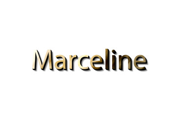 MARCELINE NAME 3D