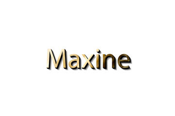 MAXINE NAME 3D
