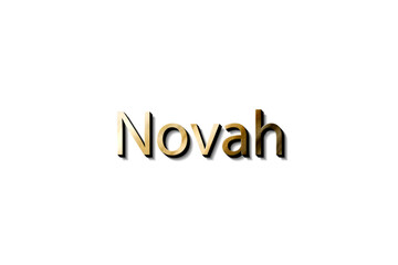 NOVAH NAME 3D