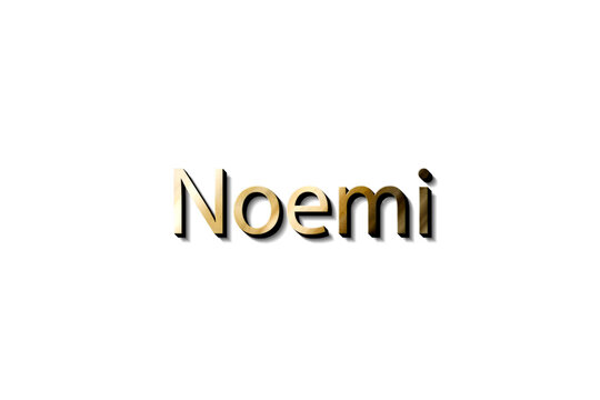 NOEMI NAME 3D 