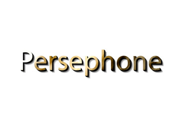 PERSEPHONE NAME 3D