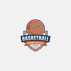 Basketball Logo Design Vector