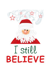 Funny Santa. I still believe