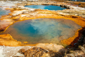 Geyser at Yellowstone National Park