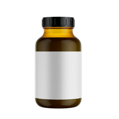 Medicine bottle or Jar 3d render for mockup