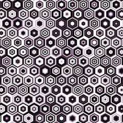  Hexagonal Maze pattern abstract illustration