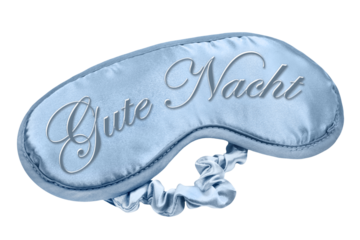Schlafmaske und Gute Nacht Hintergrund transparent PNG cut out