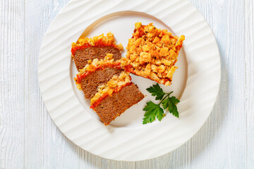 Meatloaf and Stuffing Casserole ground beef dinner