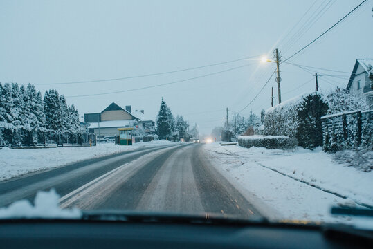 Zima, śnieg, atak zimy, śnieżyca, snow, biało, droga, odśnieżanie, zasypane drogi, mr&oacute;z, zima, biała