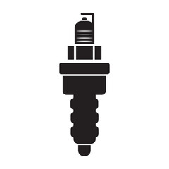 Obraz premium spark plug icon logo vector design template