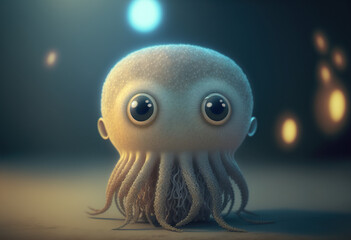 Generative AI.   Octopus Characters No.11
