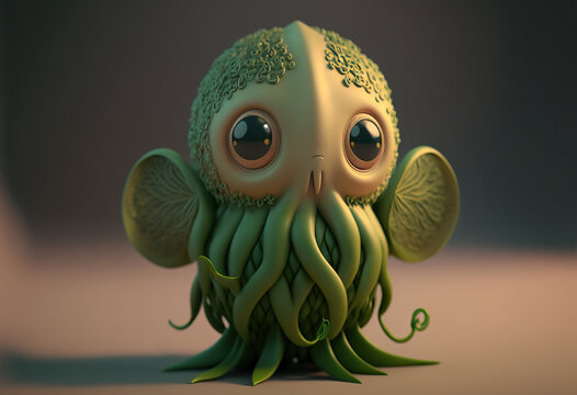 Generative AI.   Octopus Characters No.03