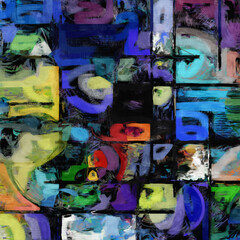 Mondrian. Abstract background