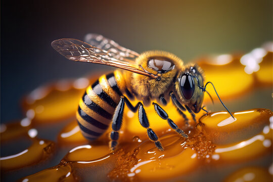 bee and honey, Generative AI 