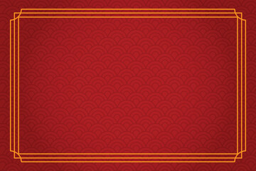 Chinese new Year Frame for Background  Triangle
