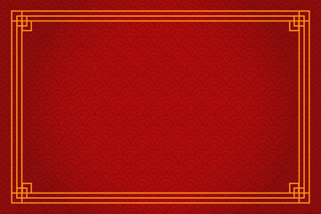 Frame  Chinese new Year Frame for Background Double cube (Picture)