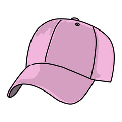 pick baseball cap vector illustration