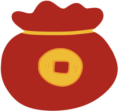 Chinese lunar new year elements for decoration 
