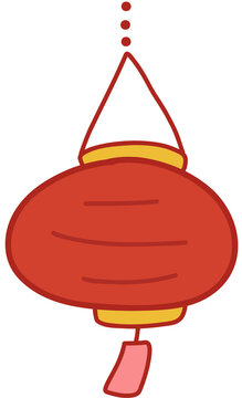Chinese lunar new year elements for decoration 