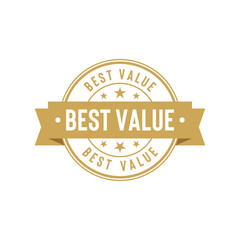 Best Value Stamp Seal Vector Template
