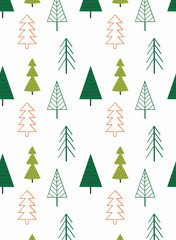 christmas trees pattern