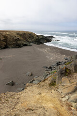 Fototapeta na wymiar La Pancora beach at Pichilemu, Chile