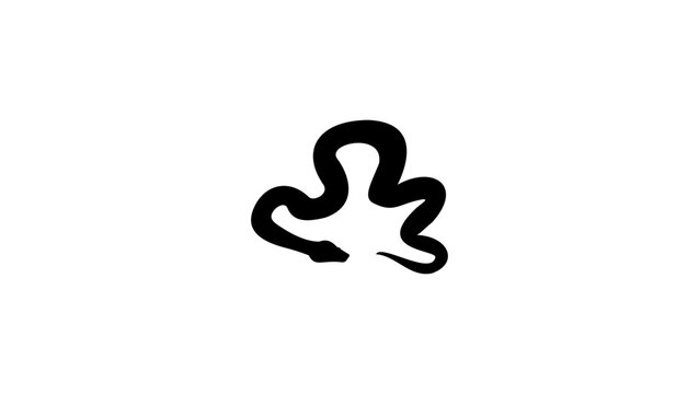 Burmese Python silhouette