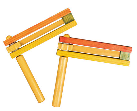 Judaism and religious holiday with wooden noisemaker or gragger (a traditional toy) for purim celebration holiday (jewish holiday)