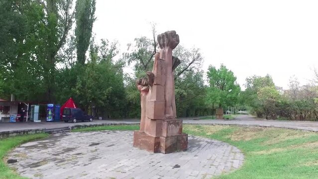 Entertainment at Victory Park, yerevan, Armenia
