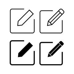 Edit icon vector for web and mobile app. edit document sign and symbol. edit text icon. pencil. sign up