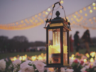 lantern in the garden