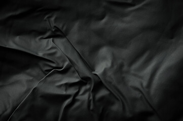 Nitrile black glove texture