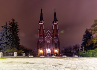 The parish church of the Blessed Virgin Mary of the Rosary in Pabianice - Poland
