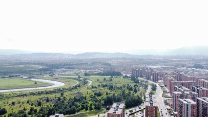 Obraz premium Travel, drone, fly, happy, amazing, nature, photo, style, travel, follow, photographer, beauty, photoshoot, vacation, portrait, lifestyle, travelphotography, Jaboque, Bogota