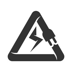 Electric car with plug  Logo template Icon Illustration Brand Identity