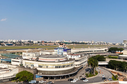 Aeroporto de Congonhas,em São Paulo, Brasil.