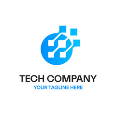 Global Technology Data Computer Transfer Upload Vector Abstract Illustration Logo Icon Design Template Element