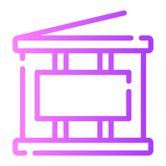 lobster trap gradient icon