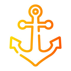 anchor gradient icon