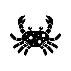 Crab icon for seafood or ocean animal