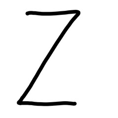 Handwriting Alphabet Z © Nokwernder.design
